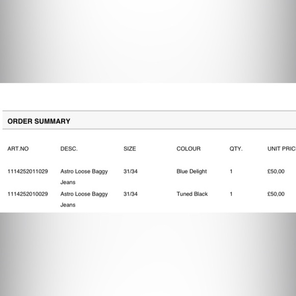 THE WEEKDAY ASTRO LOOSE BAGGY JEANS (UNISEX) (COLOR: BLUE DELIGHT) - Picture 6 of 6